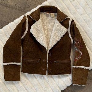 Leather Suede Sheepskin Jacket